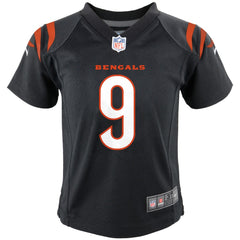 Nike Joe Burrow Cincinnati Bengals Preschool Game Jersey Black