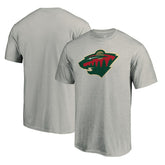 Minnesota Wild Primary Logo T-Shirt - Heather Gray - NHL 4267450