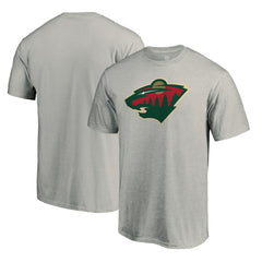 Minnesota Wild Primary Logo T-Shirt - Heather Gray - NHL 4267450