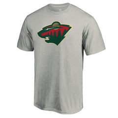 Minnesota Wild Primary Logo T-Shirt - Heather Gray - NHL 4267450