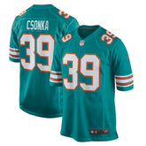 Nike Larry Csonka Miami Dolphins Retired Player Jersey Aqua