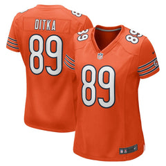 Nike Mike Ditka Chicago Bears Women's Retired Player Jersey Orange