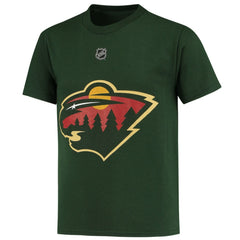 Kirill Kaprizov Minnesota Wild Youth Player Name & Number T-Shirt - Green - NHL 4268520