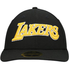 Los Angeles Lakers Team Low Profile 59FIFTY Fitted Hat Black | New Era online