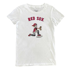 Boston Red Sox Tiny Turnip Women's Caleb the Catcher T-Shirt - White - MLB Lifestyle