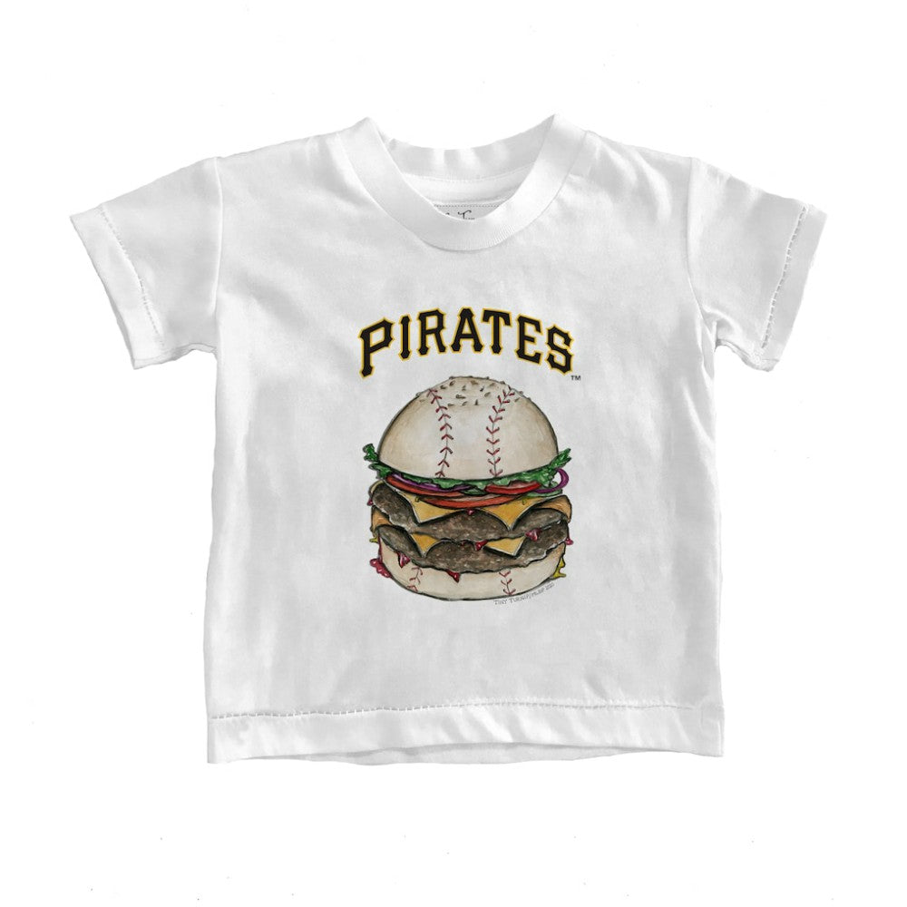 Pittsburgh Pirates Tiny Turnip Youth Burger T-Shirt - White - MLB Lifestyle