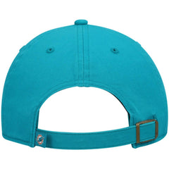 47 brand Miami Dolphins '47 Youth Logo Clean Up Adjustable Hat Aqua