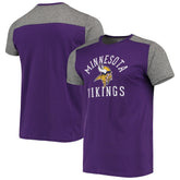 Minnesota Vikings Majestic Threads Field Goal Slub T-Shirt Purple/Gray