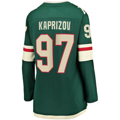 Kirill Kaprizov Minnesota Wild Fanatics Women's Home Breakaway Replica Jersey - Green - NHL 4274578
