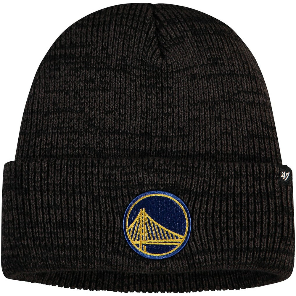 Golden State Warriors '47 Brain Freeze Cuffed Knit Hat for sale Black | 47 brand outlet