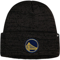 Golden State Warriors '47 Brain Freeze Cuffed Knit Hat for sale Black | 47 brand outlet