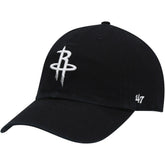 Houston Rockets '47 Core Logo Clean Up Adjustable Hat for sale Black | 47 brand Lifestyle