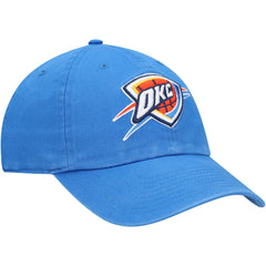Oklahoma City Thunder '47 Core Logo Clean Up Adjustable Hat Blue | 47 brand Lifestyle