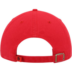 Toronto Raptors '47 Core Logo Clean Up Adjustable Hat Red | 47 brand Near Me