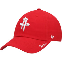 Houston Rockets '47 Women's Miata Clean Up Logo Adjustable Hat for sale Red | 47 brand online