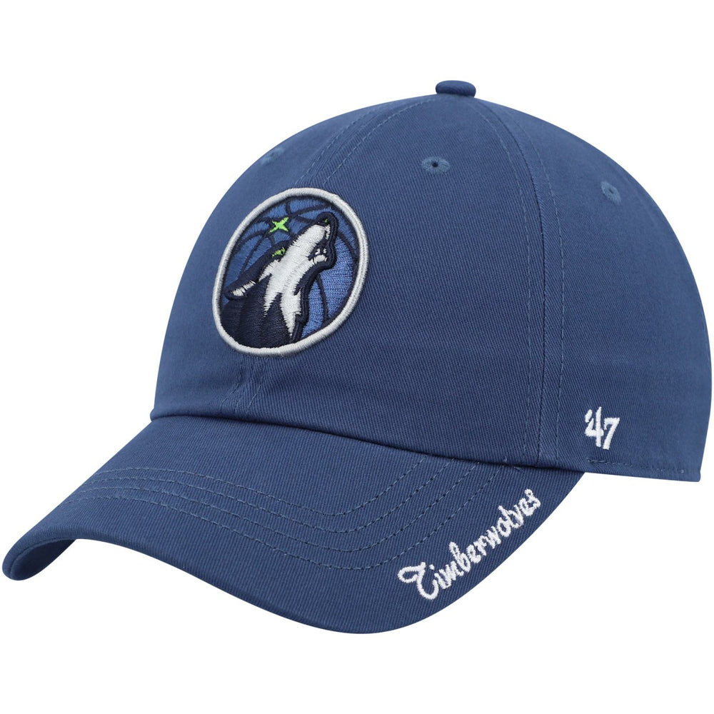 Minnesota Timberwolves '47 Women's Miata Clean Up Logo Adjustable Hat Navy | 47 brand outlet