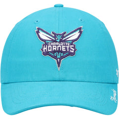 Charlotte Hornets '47 Women's Miata Clean Up Logo Adjustable Hat Teal | 47 brand Lifestyle