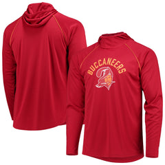 Tampa Bay Buccaneers Starter Throwback Raglan Hoodie Long Sleeve T-Shirt Red