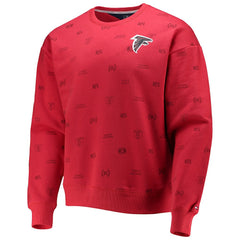 Atlanta Falcons Tommy Hilfiger Reid Graphic Pullover Sweatshirt Red