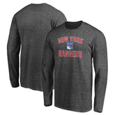 New York Rangers Victory Arch Long Sleeve T-Shirt - Charcoal - NHL 4282229