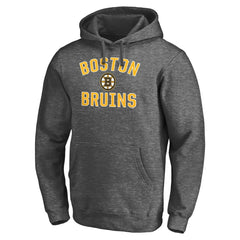 Boston Bruins Victory Arch Team Fitted Pullover Hoodie - Charcoal - NHL 4282320
