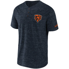 Fanatics Chicago Bears NFL x Darius Rucker Collection Slub Henley T-Shirt Navy