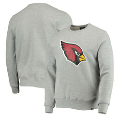 47 brand Arizona Cardinals '47 Imprint Headline Logo Pullover Sweatshirt Heathered Gray
