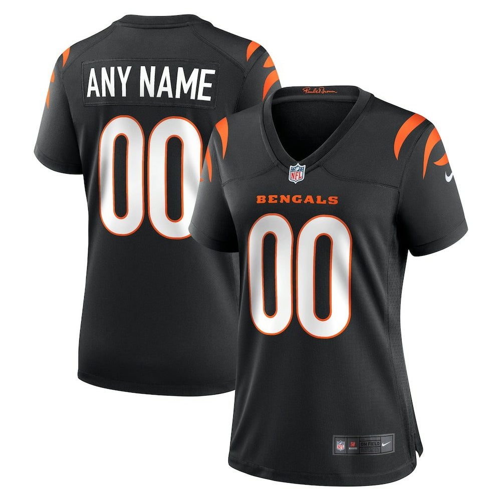 Nike Cincinnati Bengals Women's Game Custom Jersey Black