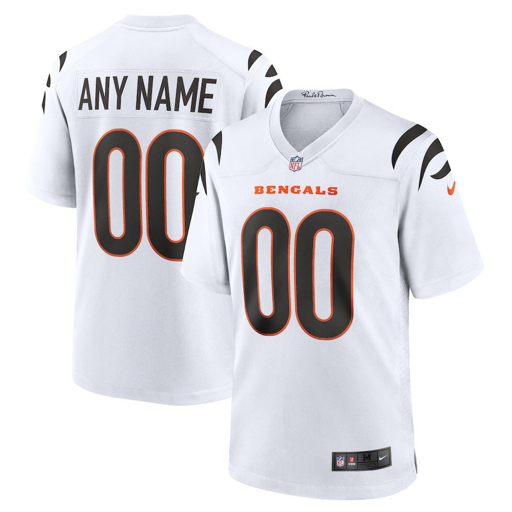 Nike Cincinnati Bengals Game Custom Jersey White