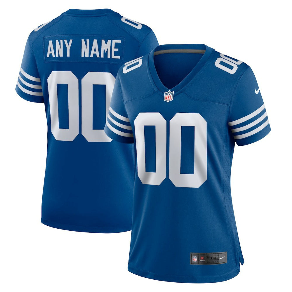 Nike Indianapolis Colts Women's Alternate Custom Jersey Royal