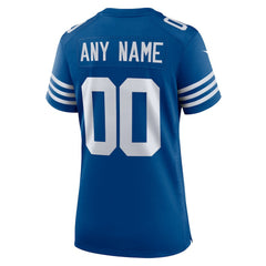 Nike Indianapolis Colts Women's Alternate Custom Jersey Royal