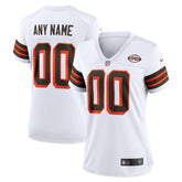 Nike Cleveland Browns Women's 1946 Collection Alternate Custom Jersey White