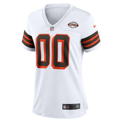 Nike Cleveland Browns Women's 1946 Collection Alternate Custom Jersey White