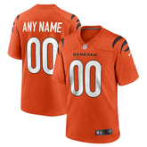 Nike Cincinnati Bengals Youth Alternate Game Custom Jersey Orange