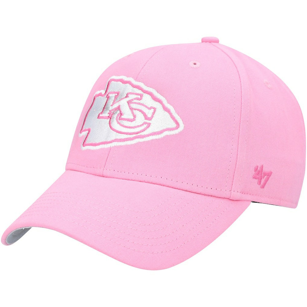 47 brand Kansas City Chiefs '47 Girls Youth Rose MVP Adjustable Hat Pink