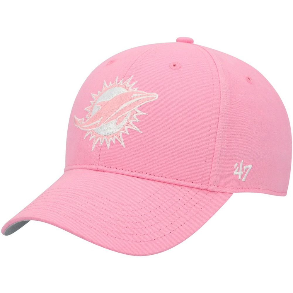 47 brand Miami Dolphins '47 Girls Youth Rose MVP Adjustable Hat Pink