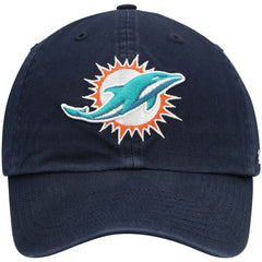 47 brand Miami Dolphins '47 Clean Up Alternate Adjustable Hat Navy
