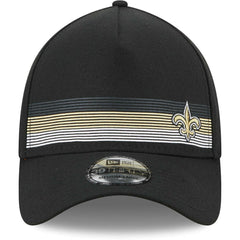 New Orleans Saints New Era Flawless Stripe 39THIRTY Flex Hat Black