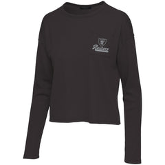 Las Vegas Raiders Junk Food Women's Pocket Thermal Long Sleeve T-Shirt Black