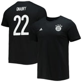 Serge Gnabry Bayern Munich Amplifier Name & Number T-Shirt Black - Adidas Discount