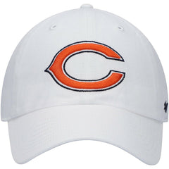 47 brand Chicago Bears '47 Logo Clean Up Adjustable Hat White
