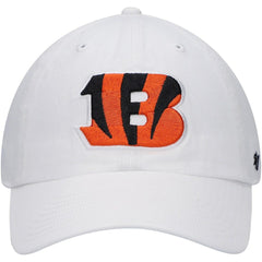 47 brand Cincinnati Bengals '47 Clean Up Adjustable Hat White