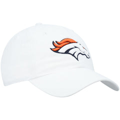 47 brand Denver Broncos '47 Clean Up Adjustable Hat White