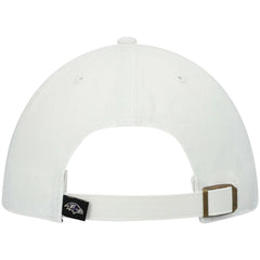 47 brand Baltimore Ravens '47 Clean Up Adjustable Hat White