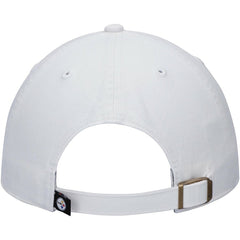 47 brand Pittsburgh Steelers '47 Clean Up Adjustable Hat White