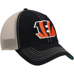 47 brand Cincinnati Bengals '47 Trawler Trucker Clean Up Snapback Hat Black/Natural