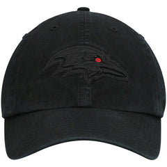 47 brand Baltimore Ravens '47 Team Tonal Clean Up Adjustable Hat Black
