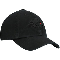 47 brand Baltimore Ravens '47 Team Tonal Clean Up Adjustable Hat Black