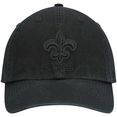 47 brand New Orleans Saints '47 Team Tonal Clean Up Adjustable Hat Black