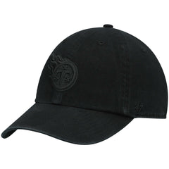 47 brand Tennessee Titans '47 Team Tonal Clean Up Adjustable Hat Black